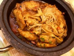 锅仔豆腐炖黄鱼-清真·三德隆饭庄(桥梓口店)