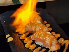 三文鱼火焰寿司-天狗山料理(省体店)