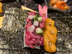 海胆生牛肉手卷-老乾杯和牛烧肉(王府中环店)