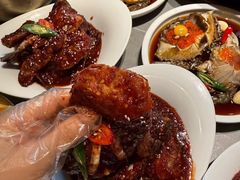 -草家酱蟹炭火烤肉店(珲春南路一店)