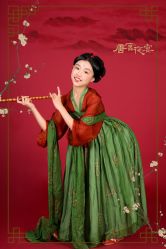 -后宫·古装汉服京剧儿童亲子全家福摄影