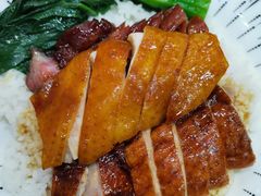 叉烧拼烧鸭饭-锦园春香港茶餐厅(西海湾旗舰店)