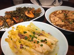风味干贝蒸娃娃菜-杭百味·大众精选杭帮菜(西湖音乐喷泉店)