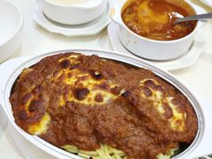 猪扒肉酱焗意粉-香港新发烧腊茶餐厅(万象店)