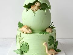 -咖咖熊蛋糕定制·英国蓝风车动物性淡奶油