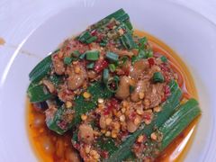 水豆豉拌秋葵-周三的情书花园餐厅(江北店)