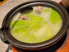 咸猪骨煲淋芥菜-啫神·广州地标美食(北京路店)