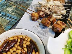 -特色油边心管烤串