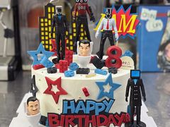 -咖咖熊蛋糕定制·英国蓝风车动物性淡奶油