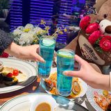 任何人不来感受下这全视野江景餐厅我都会伤心的‼️