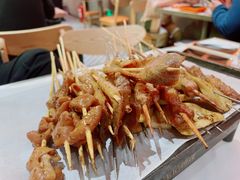 烤鸡皮-宝记烧烤·碳锅羊肉·羊蝎子火锅·夜食社(文体路创始店)