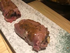 生牛肉火炙寿司-舞漁日料美人胶原锅(陆家嘴中心店)