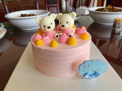 -咖咖熊蛋糕定制·英国蓝风车动物性淡奶油