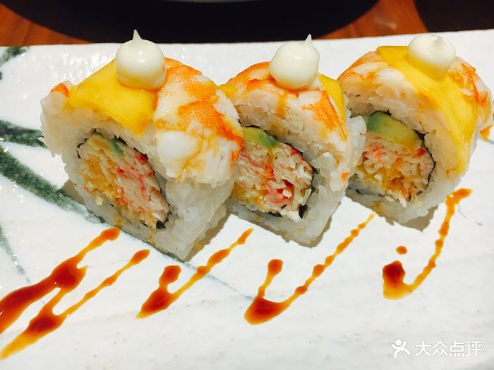 山葵家精致料理寿司吧(杭州大厦坤和店)芒果鲜虾卷图片 - 第80张