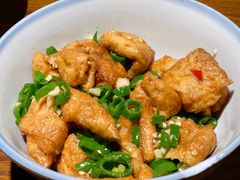 青椒炒油豆腐-农耕记·湖南土菜(halo广场店)