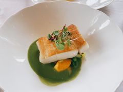 炙烤冰岛比目鱼-Jean Georges