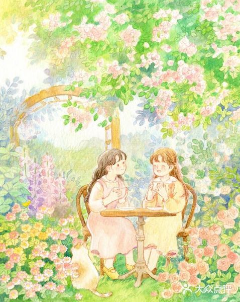 温暖治愈的春天插画，愿幸运和美好向所有人涌来！