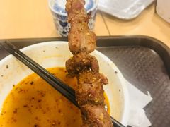 红柳烤羊肉串-西部马华清真兰州牛肉面·烧烤夜市(关东店)