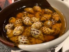 古越陈酿煮花螺-杭州西子湖四季酒店·金沙厅