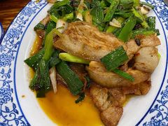 蒜苗回锅肉-雨田饭店(华兴东街店)