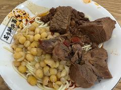花市豌杂面加牛肉-花市豌杂面(民生路店)
