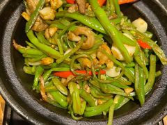 砂锅扁豆丝-北平盛世·新京菜·北京烤鸭(劲松·双井店)