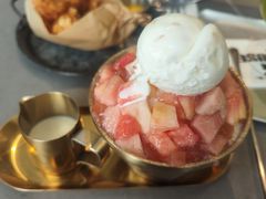 （季节限定）蜜桃雪花冰-国王冰室·奥林匹斯店(联想科技城店)