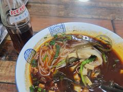 红油牛肉米线-彭家牛肉块扯面
