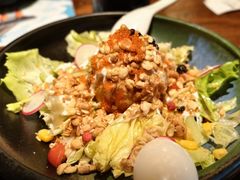 温泉蛋爆酱土豆球-京鹿料理(荟聚店)