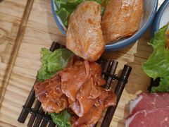 -明洞阿姨·韩式酱蟹烤肉·创意料理(三元桥店)