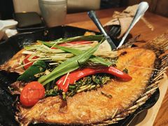 香茅草烤罗非鱼-云海肴·汽锅鸡·云南菜(天津国金汇店)