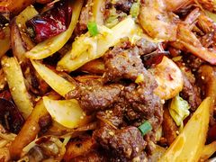 干锅牛肉虾（大份）-干锅鱼庄(北京荟聚西红门购物中心店)