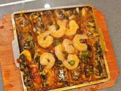 虾仁铁板豆腐-春花民族美食(佳木斯总店)