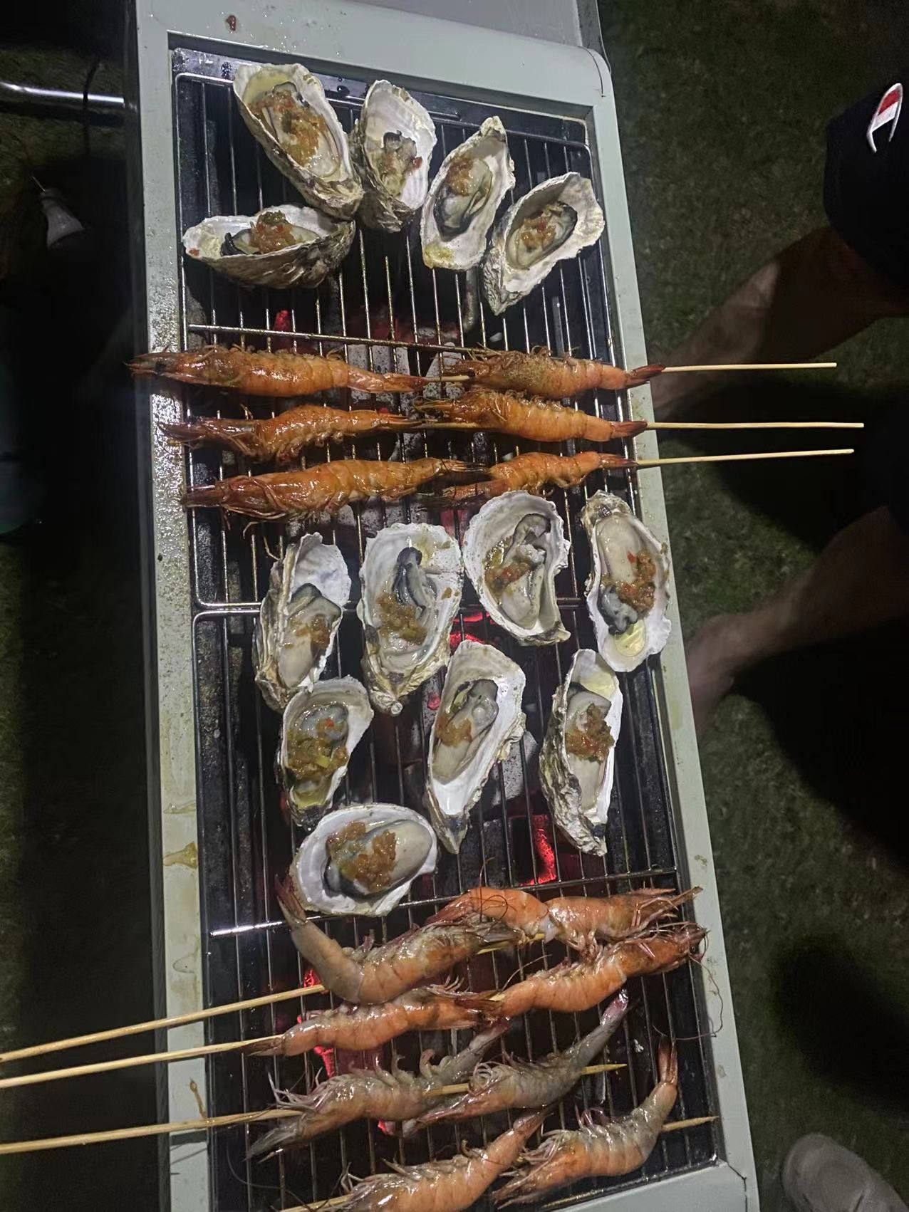 海边烧烤