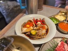 -草家酱蟹炭火烤肉店(珲春南路一店)