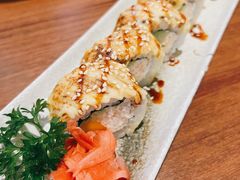 鲜切芒果芝士卷寿司-小川洋风料理(大悦城店)