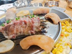 大蒜大肠-姜虎东白丁烤肉(苏州中心店)