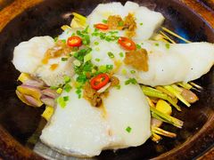 陈年菜脯啫鳕鱼-鲜潮里·粤式大排档