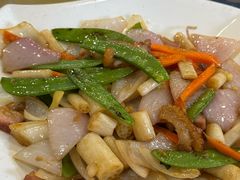 藕带炒肉-西江河鲜·趣苑酒楼(鼎湖牌坊店)