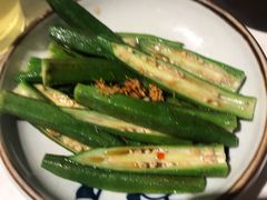 秋葵干贝丝-裕.鹅庄