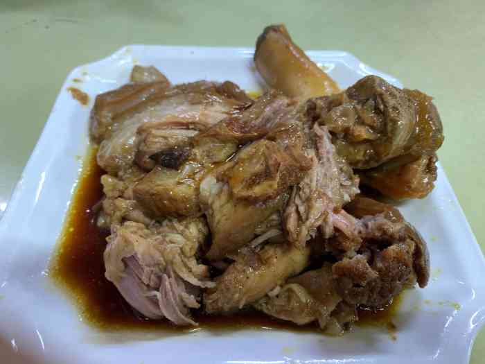 朱紫坊蹄膀(蹄膀破店)-"总是被人介绍说,这家的蹄膀很好吃,然后就.