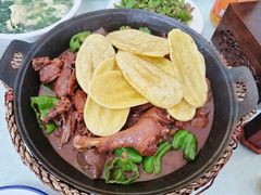-胡老三家土菜馆·老店地方特色菜·招牌茅山地锅老鹅