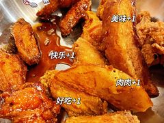 原味炸鸡和酱油鸡双拼-MI WU FACTORY米屋美食工厂餐厅(绿地店)