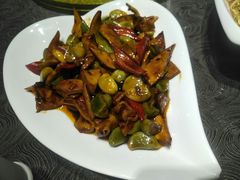 腊八蒜炒心管-福季酒店(怡园绿景店)