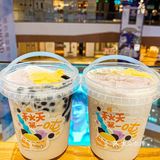 喜提人生第一桶奶茶，吨吨吨桶🌊