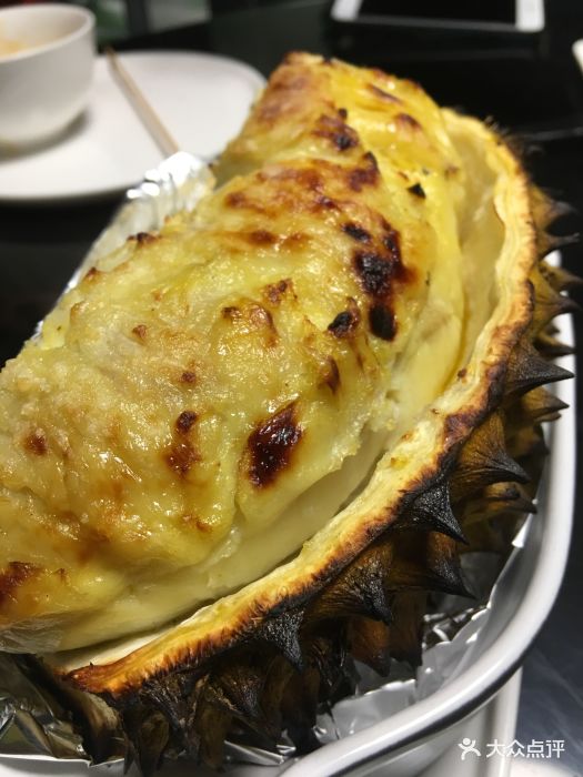 肥豚·炭烧(体育东路店)-烤榴莲-菜-烤榴莲图片-广州美食-大众点评网