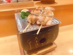 京葱烤鸡肉串-大岛日本料理铁板烧(南通大饭店)
