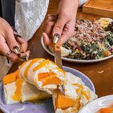 比我手臂还粗的芒果奶油布丁肠