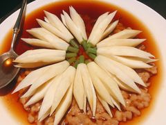 鲜味醋肉饼蒸茭白-甄御•海鲜新青岛菜(麦岛店)