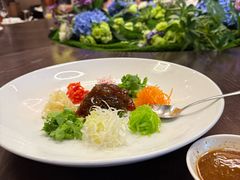 锦绣海蜇丝拌丝瓜苗-长春凯悦酒店-品悦中餐厅